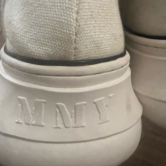 MYY White Lace Up Boots - Picture 4 of 9